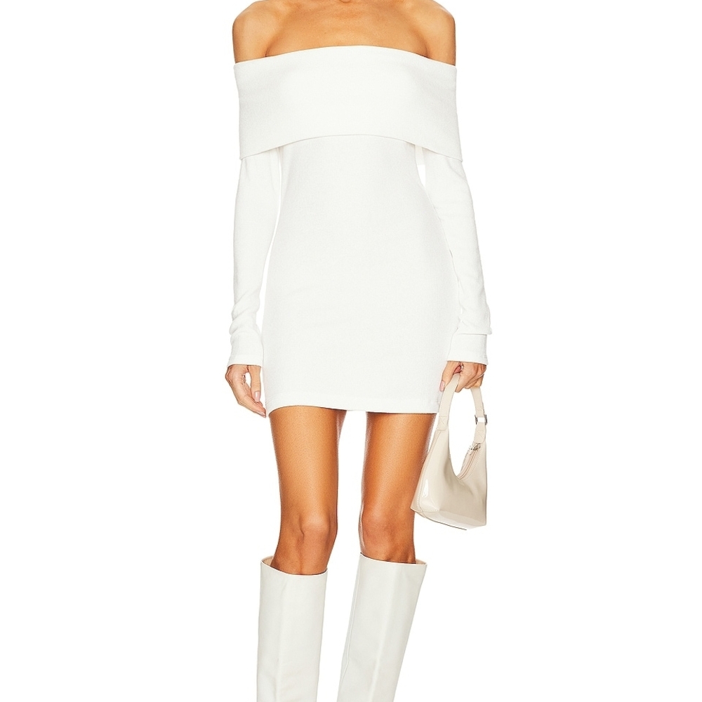 Enza Costa Off-Shoulder Sweater  Dress M 2 2025 Revolve